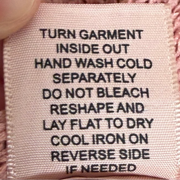 Philosophy Pink Cotton Knit V-Neck Sweater Size Large EUC Soft Oversized Boho - Picture 8 of 12